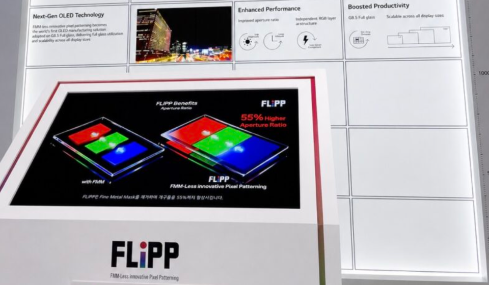 LG Display announces its FLiPP next-gen OLED production technology in August 2026